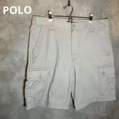 U.SPOLO.ASSN ベージュ カーゴショートパンツ
