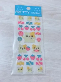 平成 レトロ PRETTYsticker つぶつぶシール ハムスター