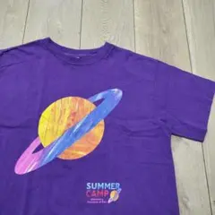 US古着 キッズTシャツ 宇宙 惑星 キャンプ SUMMER CAMP ユースL