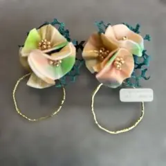 hanairoaiki × BACKYARD コラボイヤリング 両耳用
