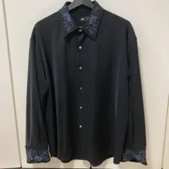 HARE(ハレ) トロミシシュウシャツ ブラック