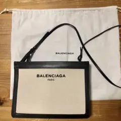 バレンシアガ ポシェット ショルダーバッグ キャンパス