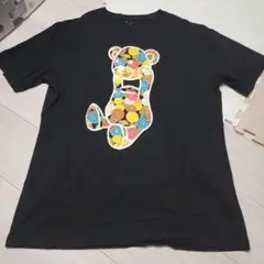graniph カラフルな花柄クマ Tシャツ