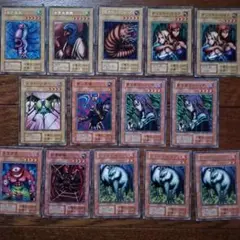 遊戯王カード　初期版　モンスターカード　10種14枚セット