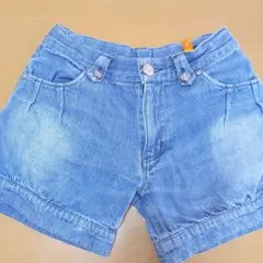 デニムブルー ハーフパンツ 160cm