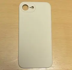 新品 未使用 iPhone16e シリコン ケース カバー ホワイト アイボリー