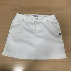 PEARLY GATES ホワイトミニスカート