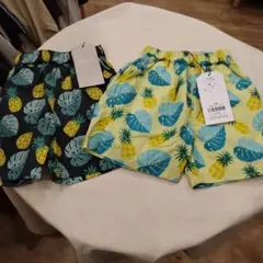 dilash パイナップル総柄ハーフパンツ