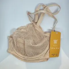 WingsLove ワイヤー入りブラジャー　パッドなし　ベージュ　 D75