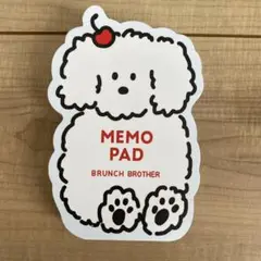 新品　BRUNCH BROTHER パピーメモパッド