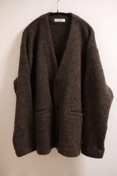 confect 20AW ウールリネンオーバーカーディガン