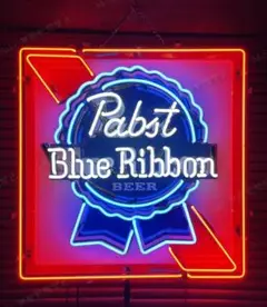 Pabst Blue Ribbon パブストネオン看板 ネオンサイン ビール