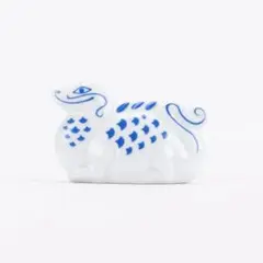 新品　リサラーソン　青い空のドラゴン　干支