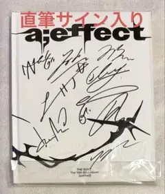 【抜け無し】THE BOYZ a；efect 全員 サイン CD