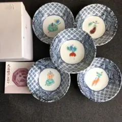 九谷焼　未使用　九谷美山　小皿　銘々皿　取り皿　KUTANI 5枚セット