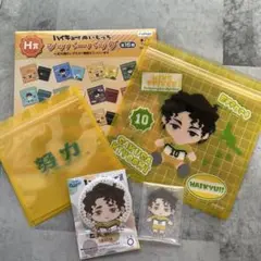 【新品】ハイキュー!!佐久早聖臣缶バッジ&アクリルスタンド&ジッパーバッグセット