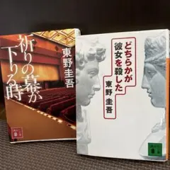 東野圭吾 2冊セット /祈りの幕が下りる時 、どちらかが彼女を殺した まとめ売り