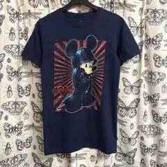 00's ヴィンテージ　キングダムハーツ 2 王様　ミッキー Tシャツ ネイビー