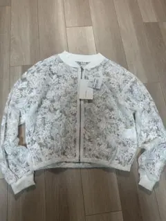 ホワイト レースジャケット Mサイズ
