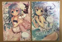 蜜桃まむ ごちうさ イラスト本2冊
