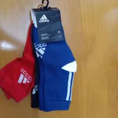 新品adidas LK ANKLES S 3PP ソックス 3色19-21㌢