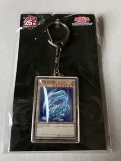 新品未開封遊戯王25周年 カード絵柄チャーム 青眼の白龍 ブルーアイズ