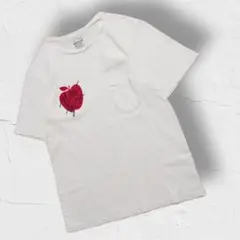 USA製 00s Mixta ミクスタ クルーネックTシャツ アップリケ リンゴ