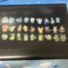 Pokémon’s journey アソートシール 御三家のみ1枚ずつ