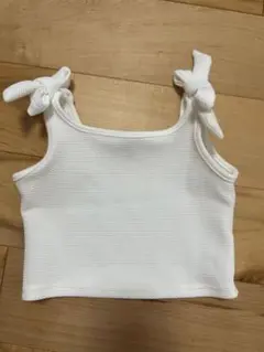 白　タンクトップ