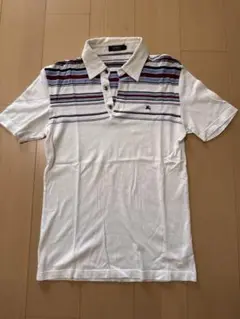 Burberry Black Label ストライプポロシャツ