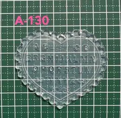 3Dネイルシリコンモールド アルファベット　A-130