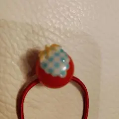 いちご型ヘアゴム