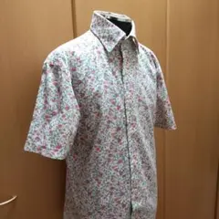 90's古着 派手シャツ半袖 総柄 ロベルトマラッティー 古着男子