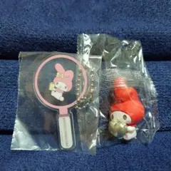 マイメロディ　きらめきバルーンフィギュア2 　み〜つけたキーホルダー