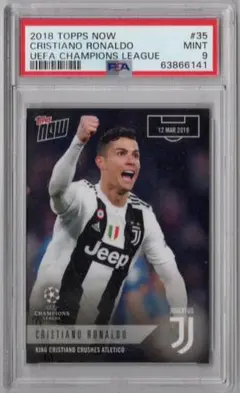 2018 Topps Now C.Ronaldo PSA 9