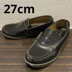 ☆ムーンスター ローファー 27cm☆通学靴 高校生 ブラック MOONSTAR