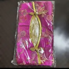 花柄ティッシュボックスカバー ピンク