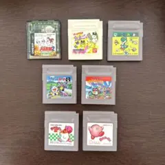 ゲームボーイ ソフト7点まとめ売り