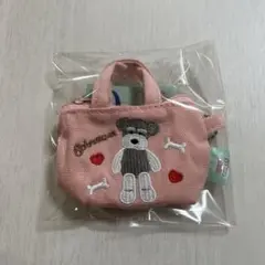 シュナとボブ ミニチュアトートバッグ シュナウザー　ガチャ　ドーリー