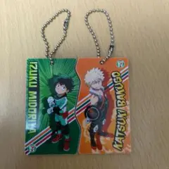 緑谷出久・爆豪勝己 キーホルダー セブンイレブンコラボ