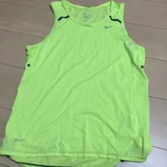 Nike Dri-FIT 蛍光イエロー タンクトップ S