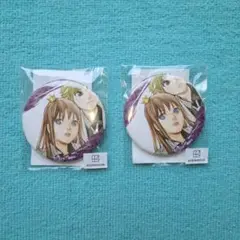 ノラガミ　まるくじ　缶バッジ　2点セット　ひより