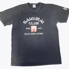サムライジーンズ SAMURAI CLUB Tシャツ XL ブラック