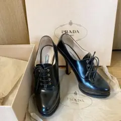 PRADA ヒール ローファー