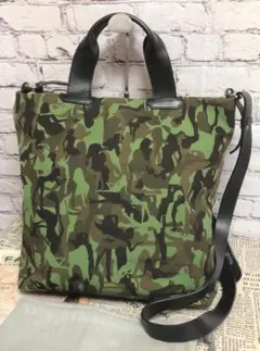 JIMMY CHOO ジミーチュウ チャールズ キャンバス 2WAY ショルダー