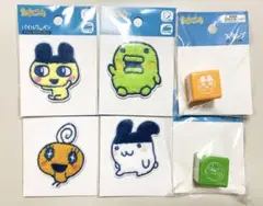 たまごっち パイルワッペン 4種　スタンプ 2種