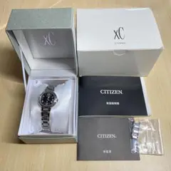 あ美品❣クロッシー xC H010 電波ソーラー ブラック文字盤 稼働品 2025年最新】xC 文字盤カラー：ブラック 腕時計(クォーツ)の人気