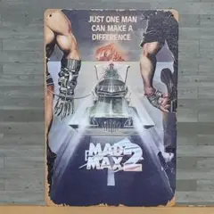 MADMAX2 レトロ風 ブリキ看板 OK1977