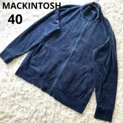 美品✨現行 マッキントッシュフィロソフィー 40 L ベロア ジップジャケット