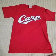 Carpロゴ Tシャツ 130サイズ 赤　キクチ　33番